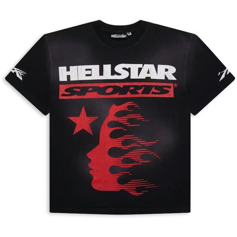 Hellstar Sports Black and Red Men's Family Short Sleeve Tee
